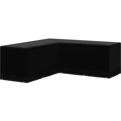 Housse de salon de jardin Forme de L 270x270x90 cm (1/5)