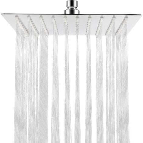 Pommeau De Douche Carré En Acier Inoxydable 304 30x30 Cm