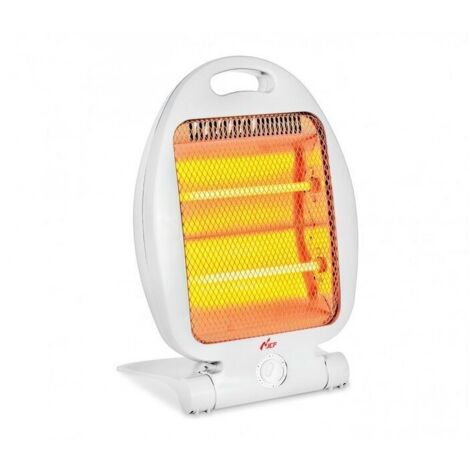 Chauffage au quartz 800 Watt 2 éléments chauffant 2 niveaux de t° Mini radiateur soufflant (1/3)