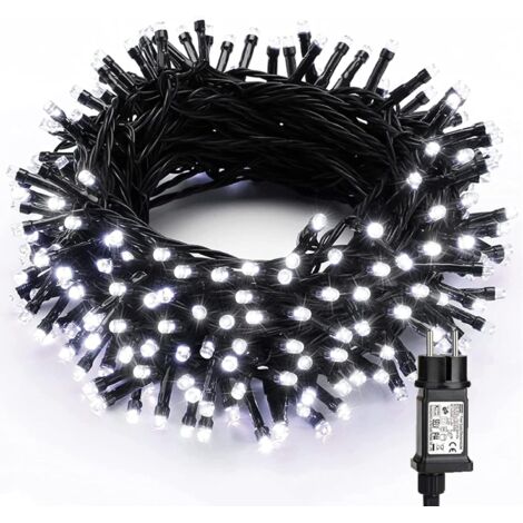 Guirlande Lumineuse Noël Intérieur Exterieur, 20M 200 LED Blanc Froid Guirlande Lumineuse Electrique 8 Modes Étanche LED Lumière pour Décoration Noël Fête Mariage Arbre Festival Jardin (1/5)