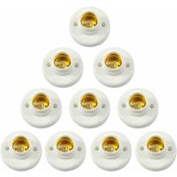 Avec Filetage M10 Pour Tube Lampe Sourcing Map E14 Ampoule Douille Plastique Ampoule Bougie Lampe Douille Blanc 23x55mm Avec M10 Lampe Tuyau Écrou & Fil Pour E14 Ampoule Paquet De 6 Douilles Avec Filetage M10 Pour Tube Lampe Sourcing Map E14 Ampoule Douille Plastique Ampoule Bougie Lampe Douille Blanc 23x55mm Avec M10 Lampe Tuyau Écrou & Fil Pour E14 Ampoule Paquet De 6 Douilles