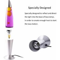 Lot De 4 Ampoules E14 R39 30W Dimmables Blanc Chaud 2700K – Parfaites Pour Lampe à Lave, Lampe à Bulles, Lampe Pailletée – 300 LM Chaleur Intense