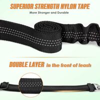 Laisse Double Pour 2 Chiens – Anti-Enchevêtrement, 360° Rotative, Longueur Réglable 45-65 Cm