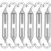 Tendeur Cable Inox Kit De Tendeur M6 En Acier Inoxydable 304 Avec Boucle à Sertir En Aluminium Pour Câble Métallique De 6,35 Mm Tendeur Cable Acier Tendeur Cable Inox Kit De Tendeur M6 En Acier Inoxydable 304 Avec Boucle à Sertir En Aluminium Pour Câble Métallique De 6,35 Mm Tendeur Cable Acier