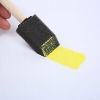 2X(Pinceau à Copeaux, Pinceaux de 1 Pouce Pinceau avec Manche en