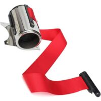 Barrière Rétractable Murale - Ruban Rouge Et Blanc - ABS - Longueur Réglable (2 à 10 M) - Pour Musées, Magasins, Événements