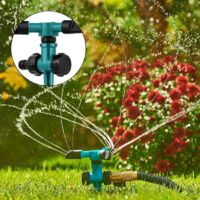 Lot De 4 Arroseurs Rotatifs 360° Vert – Irrigation Automatique Jardin Et Pelouse