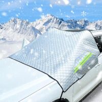 Adunsiaoto Pare-Neige Pare-Brise Voiture - Couverture Anti Givre Neige Glace Protection Repliable Universelle
