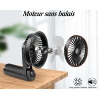 Ventilateur Portable 130 000 Tr/min Avec 2 Batteries 4000 MAh - Déneigement, Nettoyage, Buses Longue/Courte Incluses - 2
