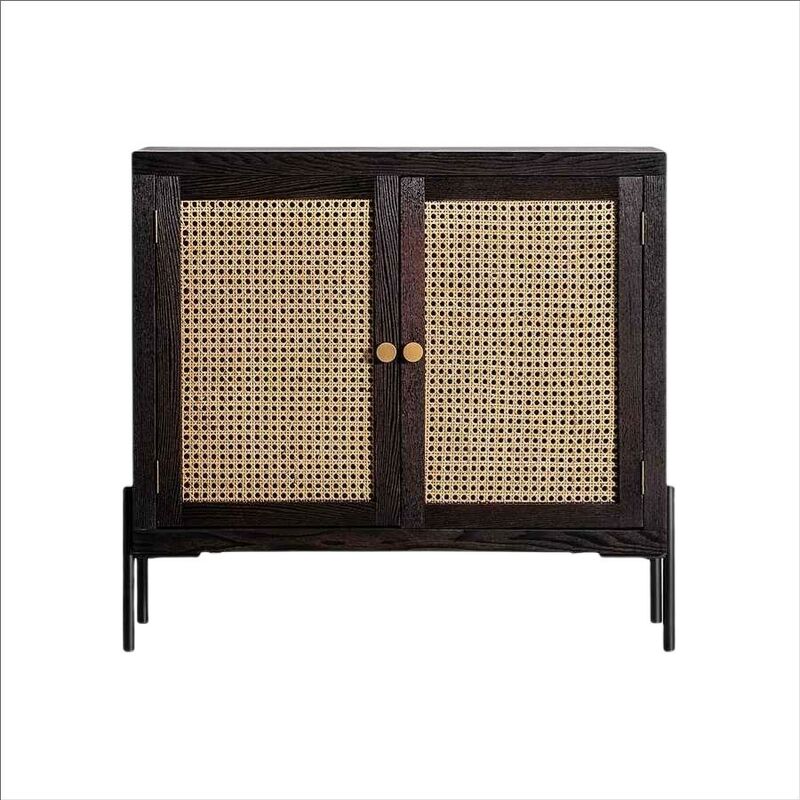 Mueble aparador para comedor modelo KENIA negro Burkina