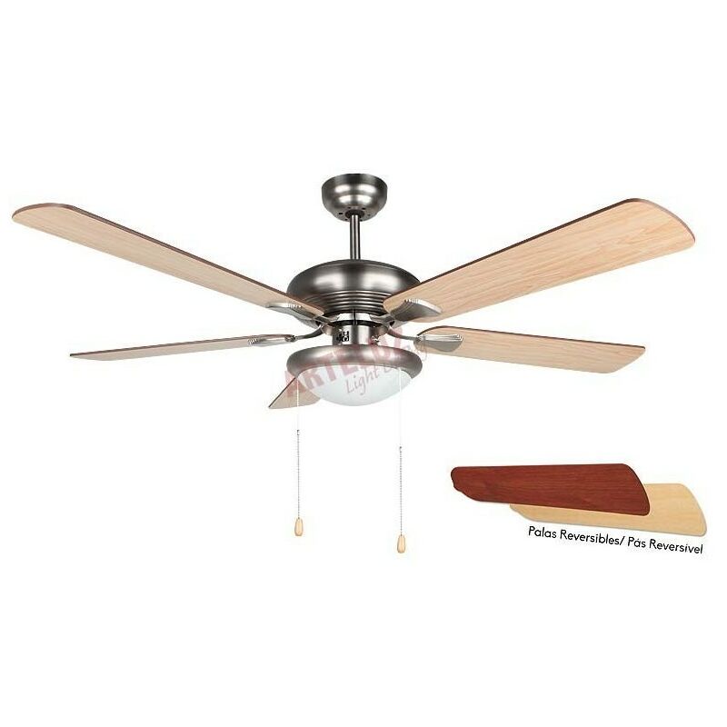 Ventilador de techo con 5 aspas reversibles, 132cm. de Orbegozo