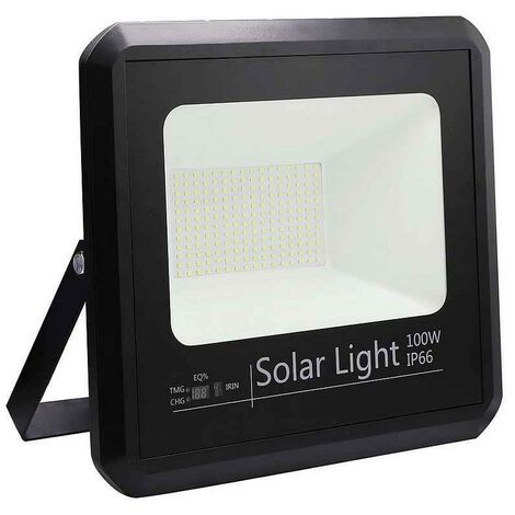 Proyector Solar de 100w acabado Negro modelo Malaquita FABRILAMP