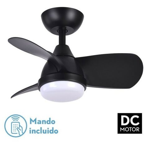 Ventilador dc aspas retráctiles con memoria y regulación luz. 6 vel.