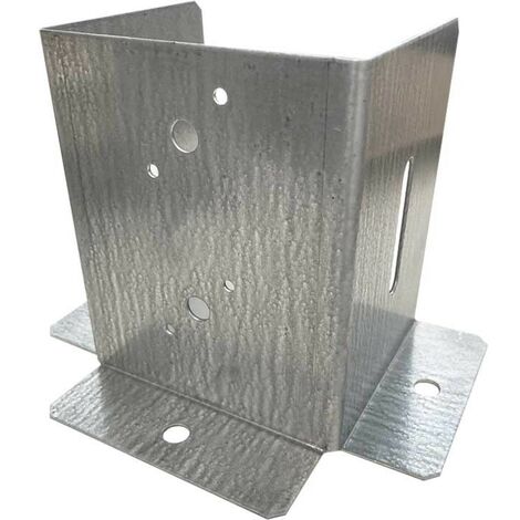Soporte anclaje de 12x12 cm ( 3 Caras) . 1 und.