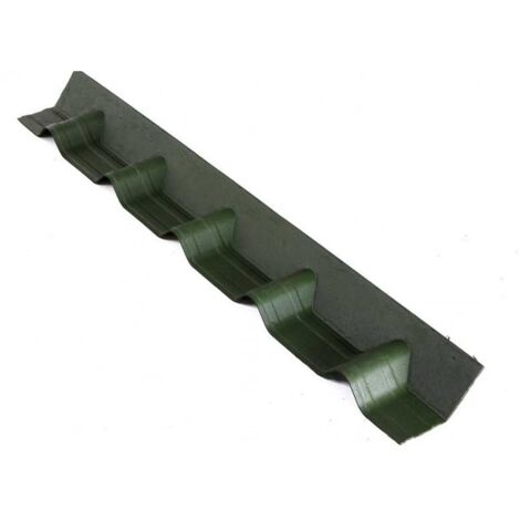 Cumbrera remate pendiente - Verde