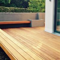Pack 5 tablas Garapa Madera Tropical 19x90x1850 mm