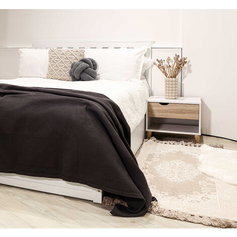 Oxford Double Bed White