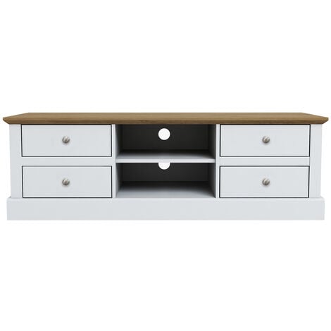 Devon TV Unit White