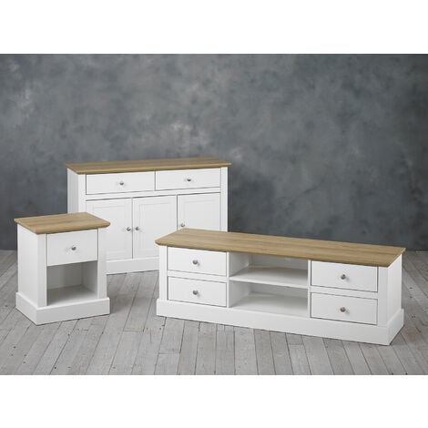 Devon TV Unit White
