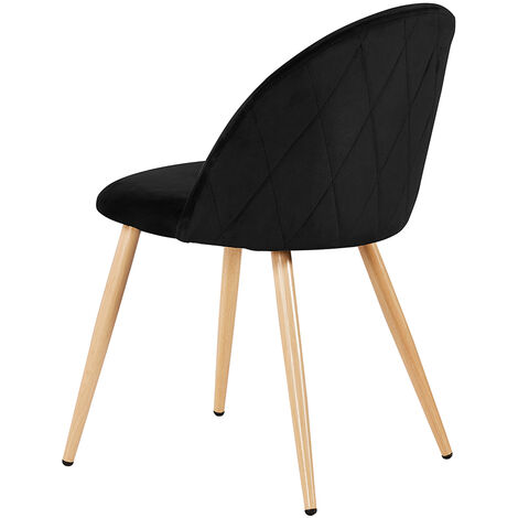 Venice Dining Chairs Black (PK 2)