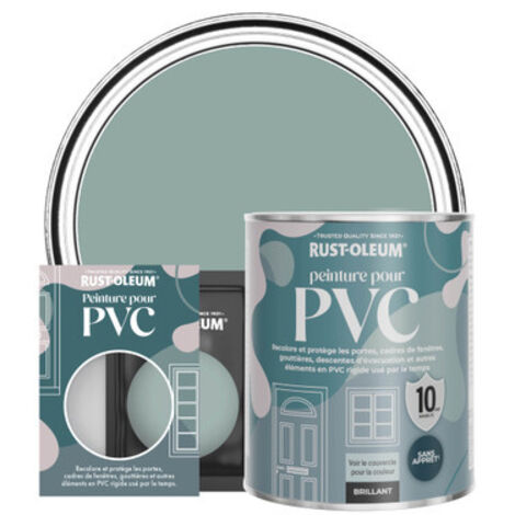 Peinture pour PVC, Finition Brillante - Bleu Gris (1/3)