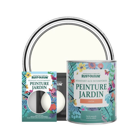 Peinture Jardin, Finition Satinée - Blanc Antique (1/3)