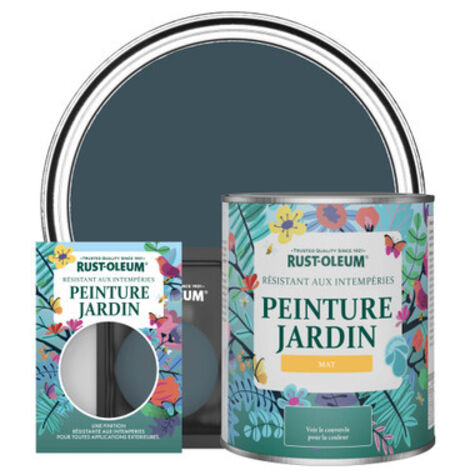 Peinture Jardin, Finition Mat - Bleu du Soir (1/3)