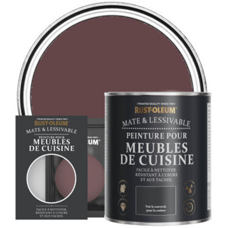 Peinture pour Meubles de Cuisine, Finition Mate - Mûre (1/3)