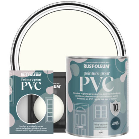 Peinture pour PVC, Finition Mate - Porcelaine (1/3)