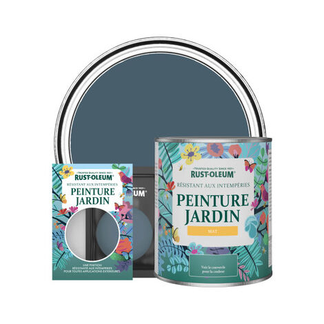 Peinture Jardin, Finition Mat - Bleu Dessin (1/3)