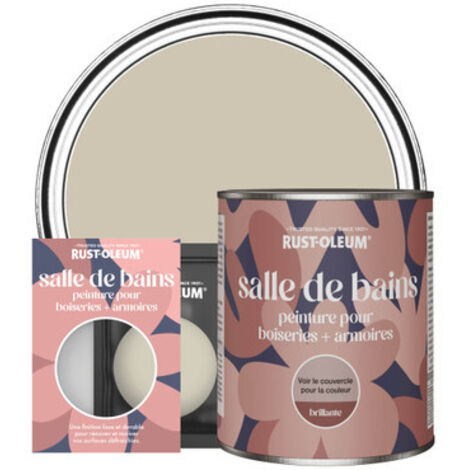 Peinture pour Boiseries & Armoires de Salle de Bains, Finition Brillante - Pénombre (1/3)