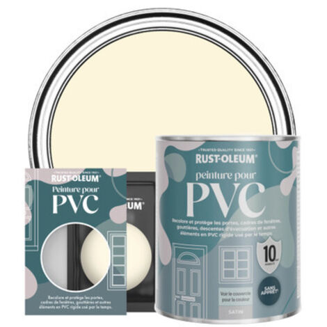 Peinture pour PVC, Finition Satinée - Crème Fouettée (1/3)