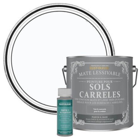 Peinture pour Sols Carrelés Mate Lessivable - Glacier (1/3)