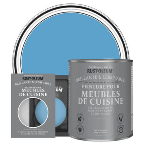 Peinture pour Meubles de Cuisine, Finition Brillante - Céruléen (1/3)