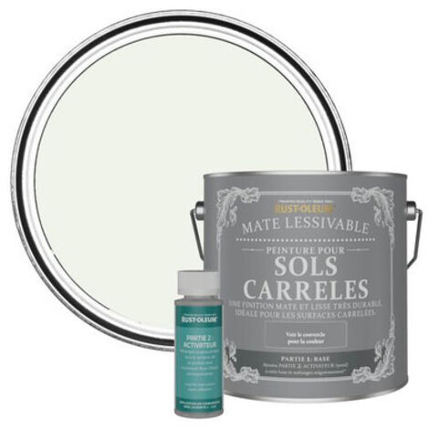 Peinture pour Sols Carrelés Mate Lessivable - Mousse de Lait (1/3)