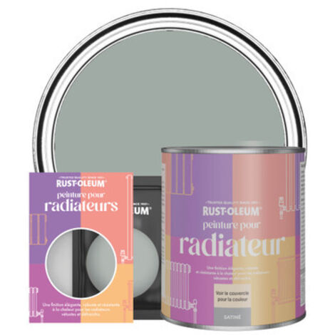 Peinture pour Radiateur, Finition Satinée - Gris Urbain (1/3)