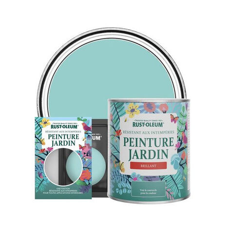 Peinture Jardin, Finition Brillante - Bleu-vert (1/3)