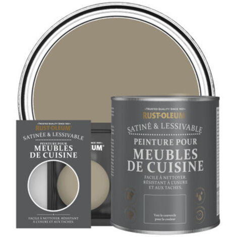 Peinture pour Meubles de Cuisine, Finition Satinée - Café Deluxe (1/3)