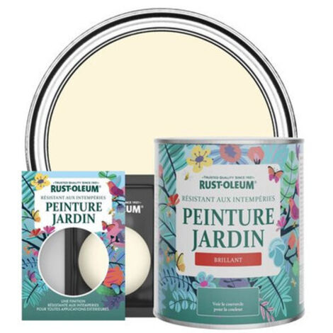 Peinture Jardin, Finition Brillante - Crème Fouettée (1/3)