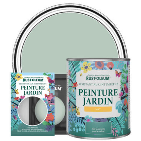 Peinture Jardin, Finition Mat - Vert d'Eau (1/3)
