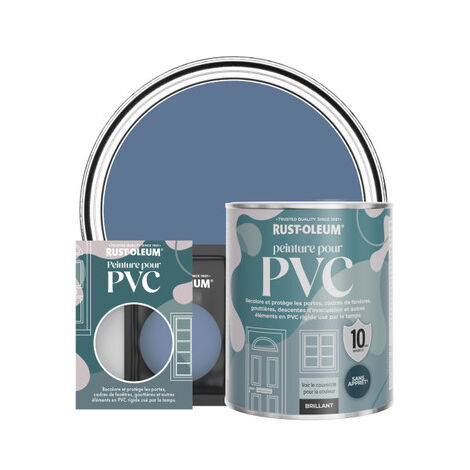 Peinture pour PVC, Finition Brillante - Rivière Bleue (1/3)