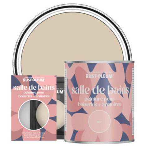 Peinture pour Boiseries & Armoires de Salle de Bains, Finition Mate - Argile Chaude (1/3)