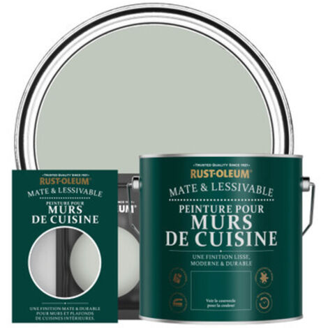 Peinture pour Murs de Cuisine, Finition Mate - Vert Craie (1/3)