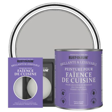 Peinture pour Faïence de Cuisine, Finition Brillante - Silex (1/3)