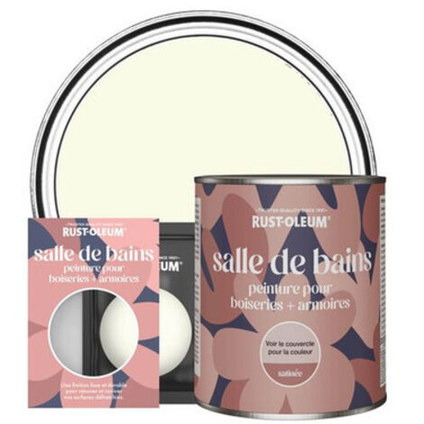 Peinture pour Boiseries & Armoires de Salle de Bains, Finition Satinée - Sablé (1/3)