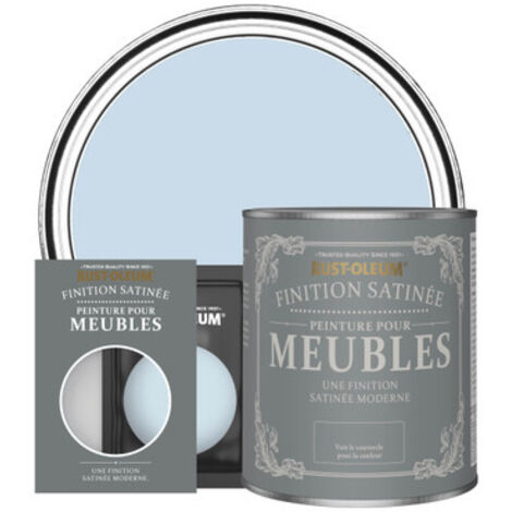 Peinture pour Meubles Finition Satinée - Ciel Bleu (1/3)