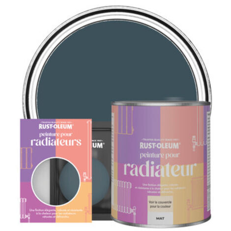 Peinture pour Radiateur, Finition Mate - Bleu du Soir (1/3)