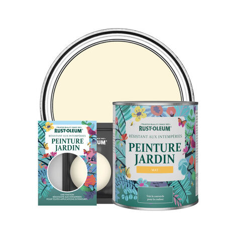 Peinture Jardin, Finition Mat - Crème Fouettée (1/3)