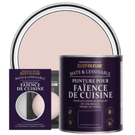 Peinture pour Faïence de Cuisine, Finition Mate - Champagne Rosé (1/3)