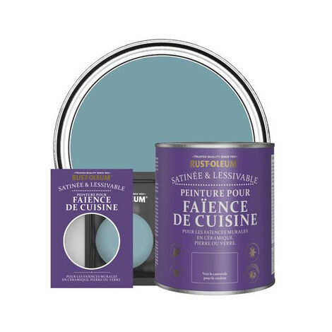 Peinture pour Faïence de Cuisine, Finition Satinée - Océan (1/3)